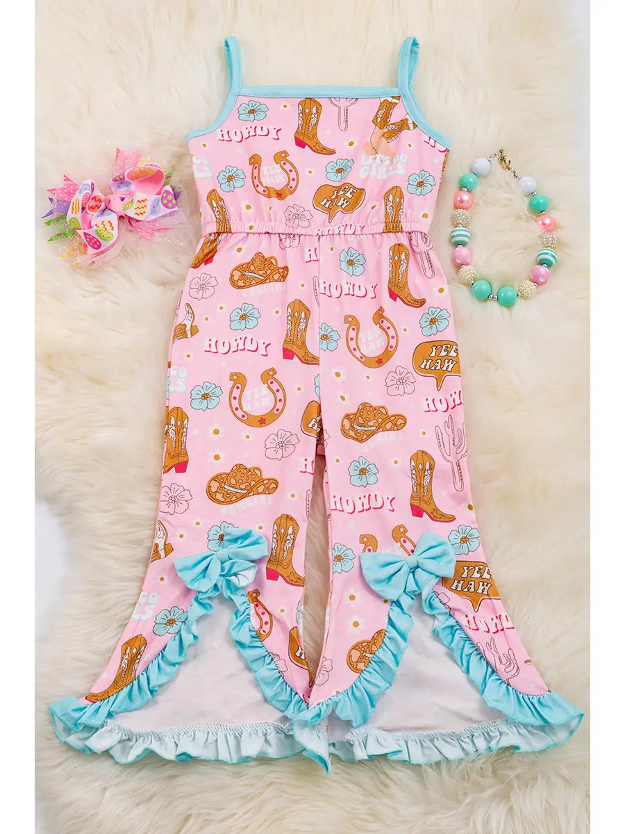 Howdy Print Jumpsuit